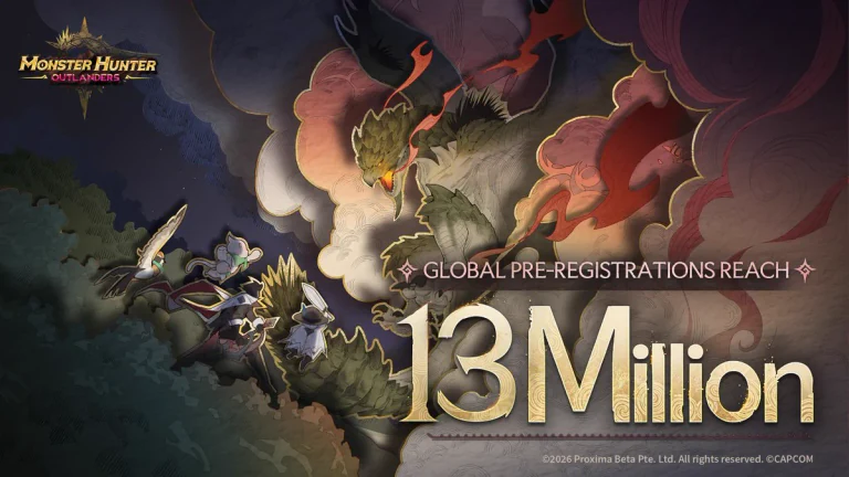 Monster Hunter Outlanders Passes 13 Million Pre-Registrations