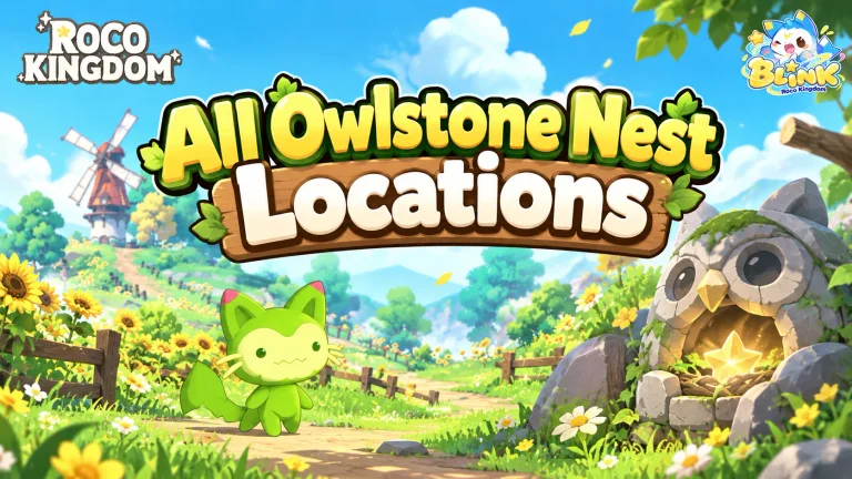 All Owlstone Nest Locations in Roco Kingdom - Complete Map Guide